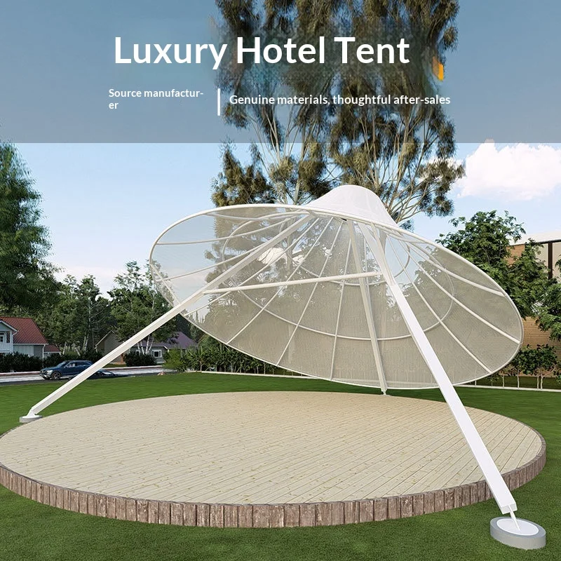 Campsite Outdoor Luxury Cloud Garden Canopy Tent Restaurant Activity Decoration Bar Large Sunshade Four Seasons Use