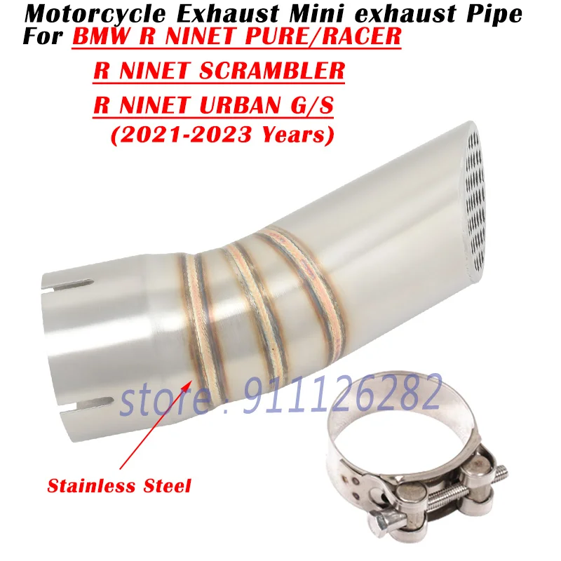 For BMW R nineT Pure Racer Scrambler Urban G/S nine T 2021-2023 Motorcycle Exhaust Escape Modified Titanium Mini Hidden Exhaust