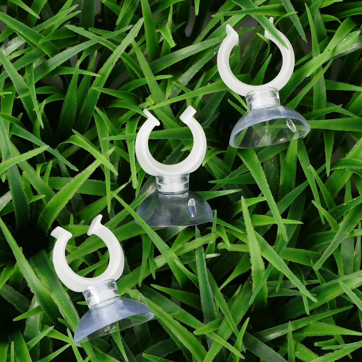 

10Pcs Aquarium Fixed Clip Transparent Strong Sucker for Fish Tank PVC Suction Holder with Directional Clamp 16x30mm Non-Slip
