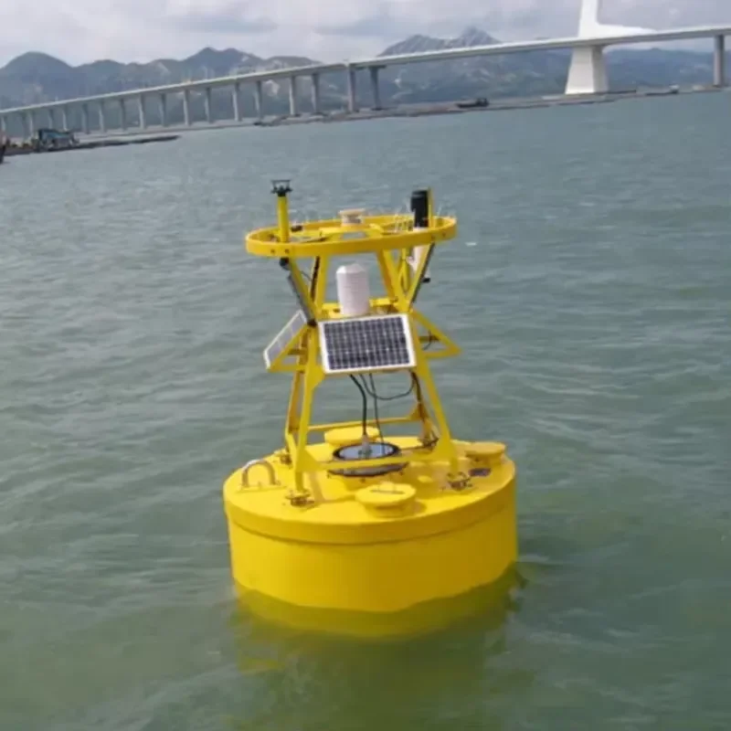 Floating Marine Polyurethane Foam Filled Maker Navigation Buoys With Solar Light