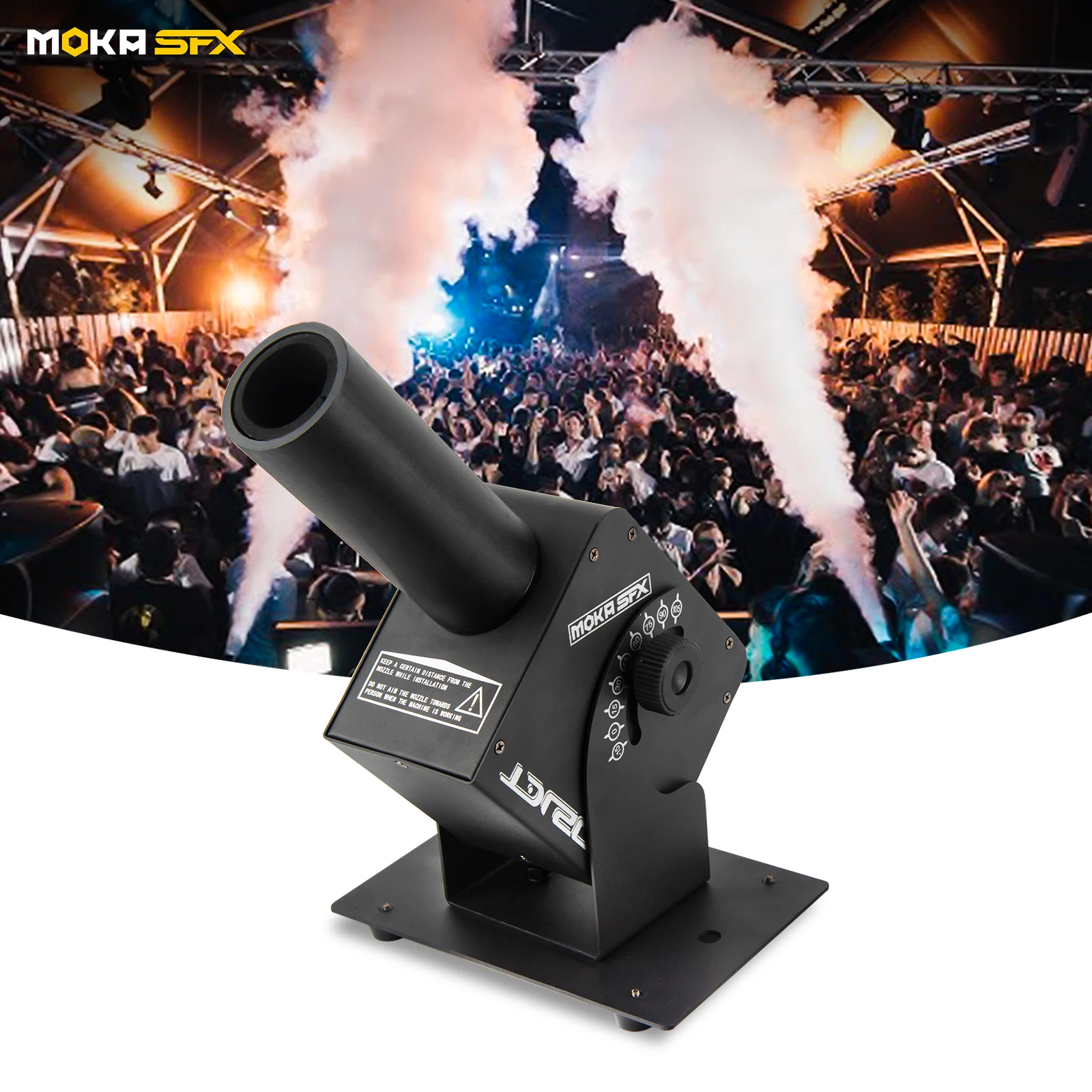 

MOKA Co2 Cannon контроль мощности Угол регулировки Co2 Jet Машина с шлангом для клуба DJ сценическое шоу