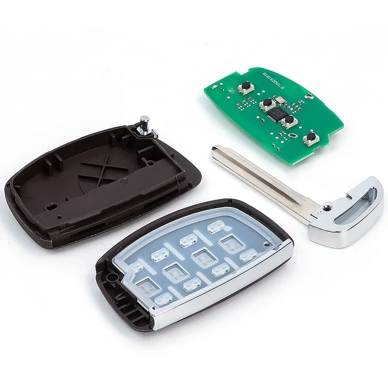 DIYKEY HB20 95440-R1100 4A Chip 433MHz proximidad para Hyundai HB20 2020 2021 2022 2023 4 botones mando a distancia de coche llavero