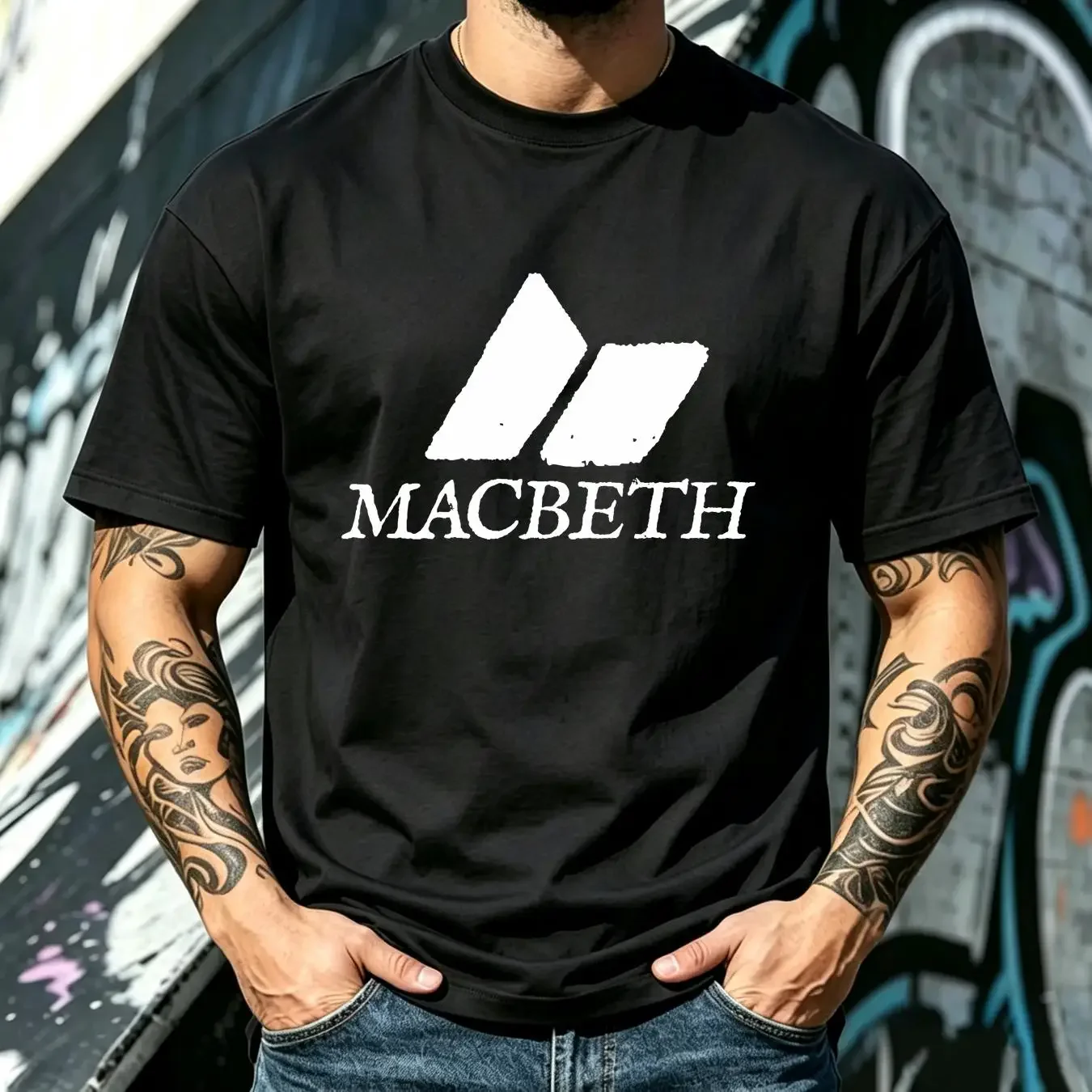 washed T Shirt NEW BEST TO BUY Macbeth Grunge Dark Retro Classic Premium vintage Washed fashion homme Versatile Breathable