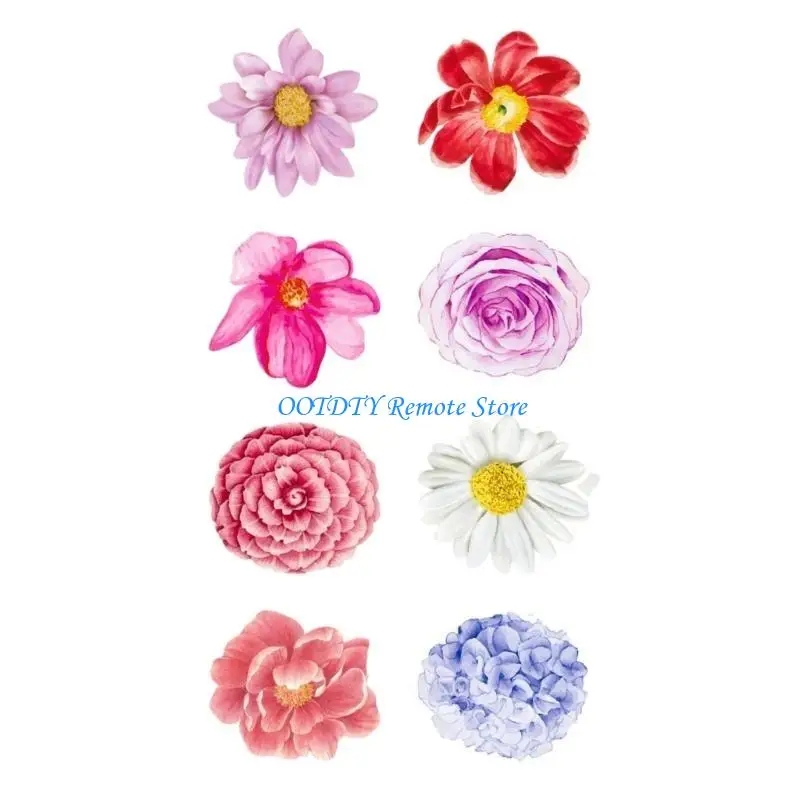 

DXAB 500Pcs Floral Sealing Sticker Wrapping Label for Seal Envelope Invitation Scrapbooking Journal Packaging Home Decoration
