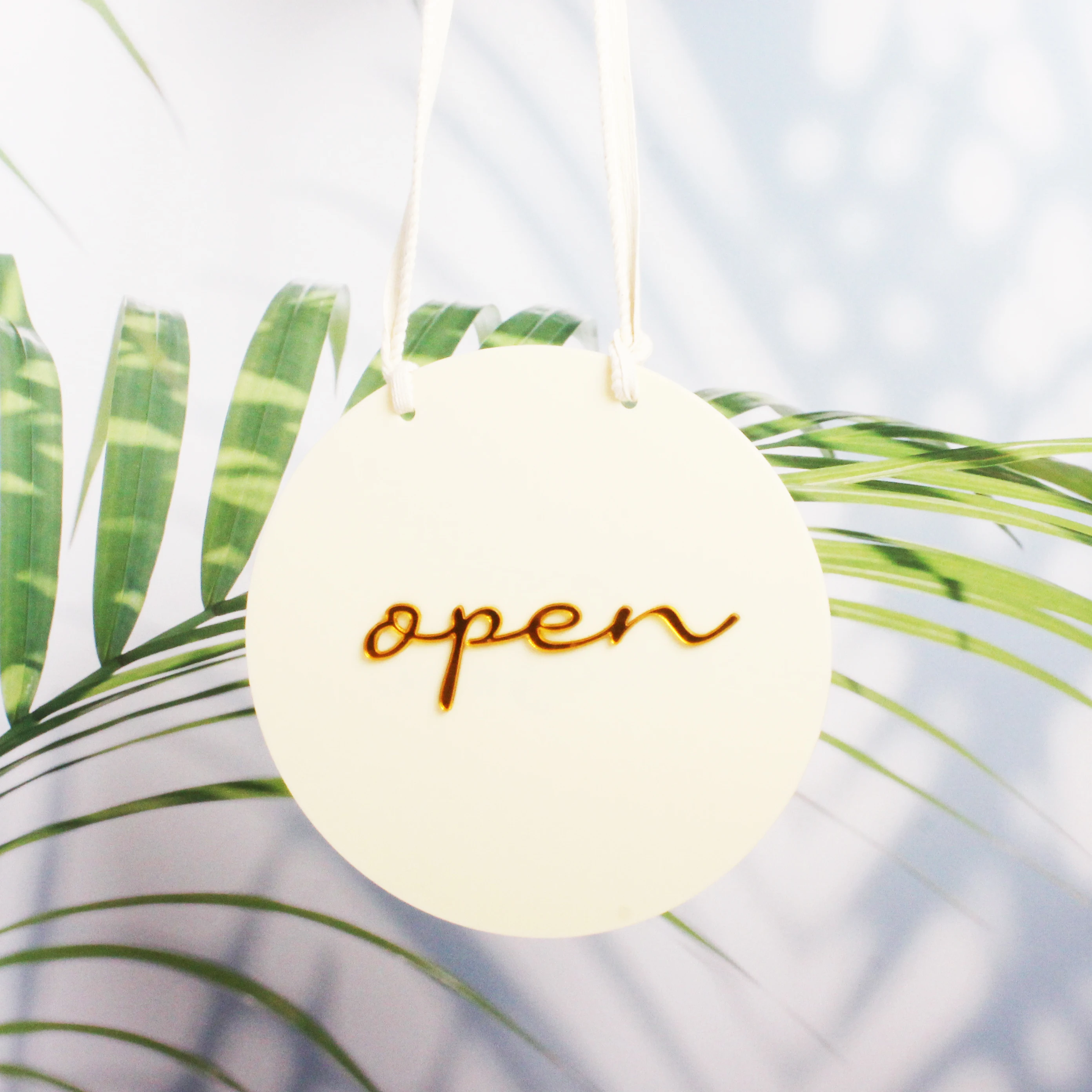 Open Closed Hanging Sign Double Sides Acrylic Art Decoration Business Store Club Bar Board Modern Vivid Notice Window Wall Decor image 3