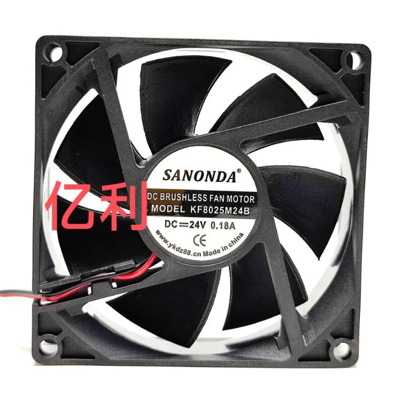 SANONDA KF8025M24B 24V 0.18A 8CM 8025  two-wire inverter cooling fan
