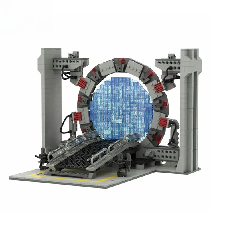 

MOC Movie Space Stargateals SG-1 Portaled Model Building Block Set Travel Scenes Wormhole Bricks Constructor Toys Children Gifts