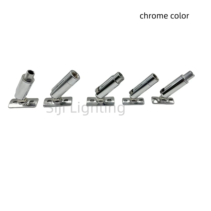 

M10 Thread Adapter Universal Head Copper Color Steering Head Vanity Light Wall Lamp Desk Lamp Metal Lamp Base 360 Degrees Turn