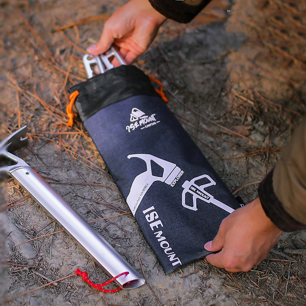 أكسفورد القماش التخييم خيمة حصة حقيبة المحمولة أوتاد الخيمة الأظافر حالة الرباط المنظم أدوات التخييم في الهواء الطلق خيمة الملحقات