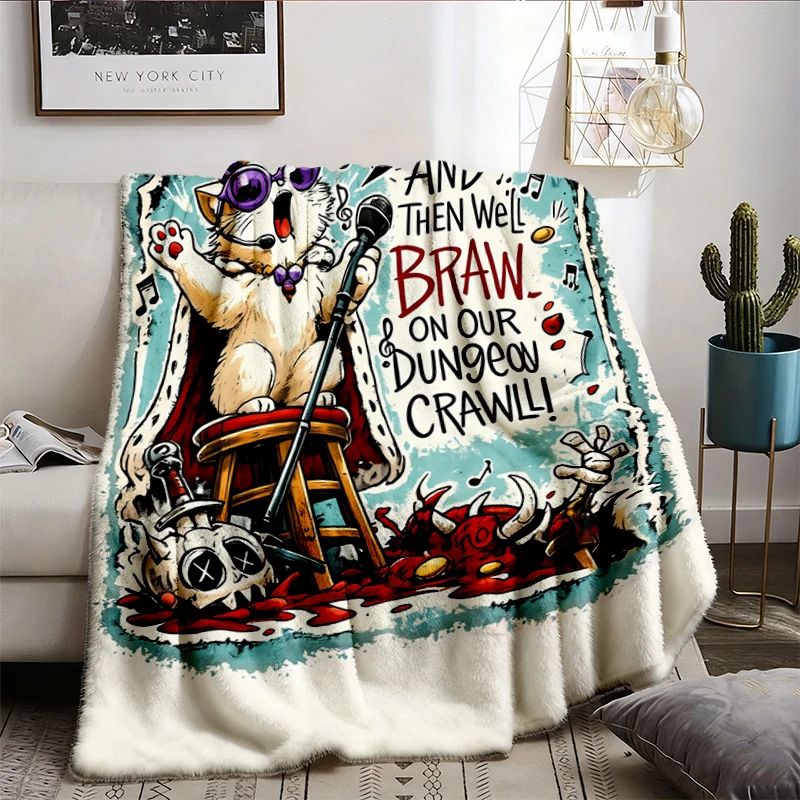 Princess Donut Singing Flannel Blanket, Dungeon Crawler Car