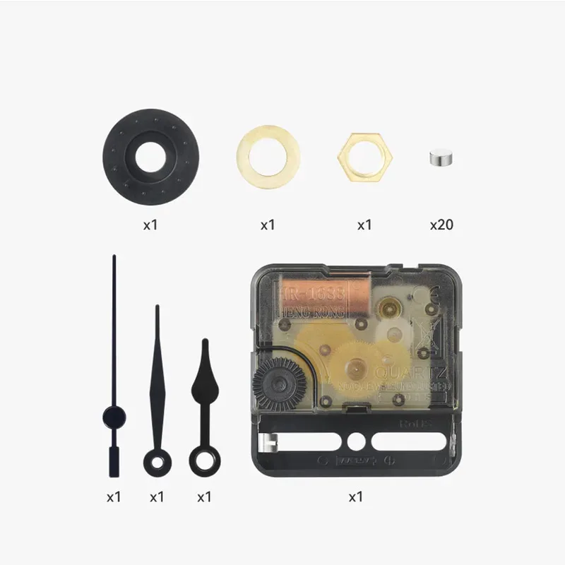 مجموعة ساعات نموذجية للطباعة ثلاثية الأبعاد من Bambu Lab Cogsworth Mr. مكونات الساعة لعبة الديكور الإبداعي اللطيفة للهدايا