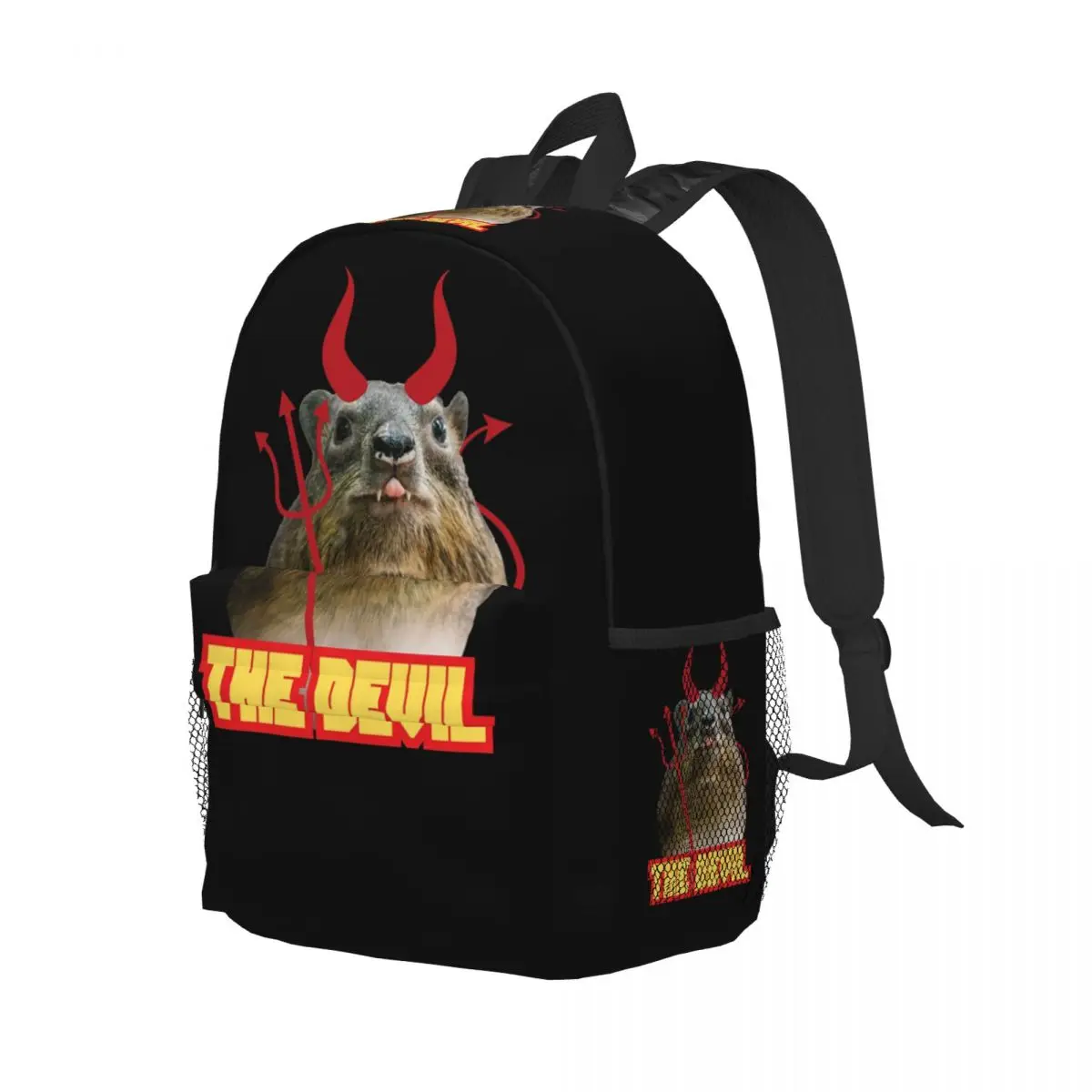 

Рюкзак Rock Hyrax Devil, студенческая сумка для книг для мальчиков и девочек, детская школьная сумка, компьютерные сумки на плечо для мужчин и женщин