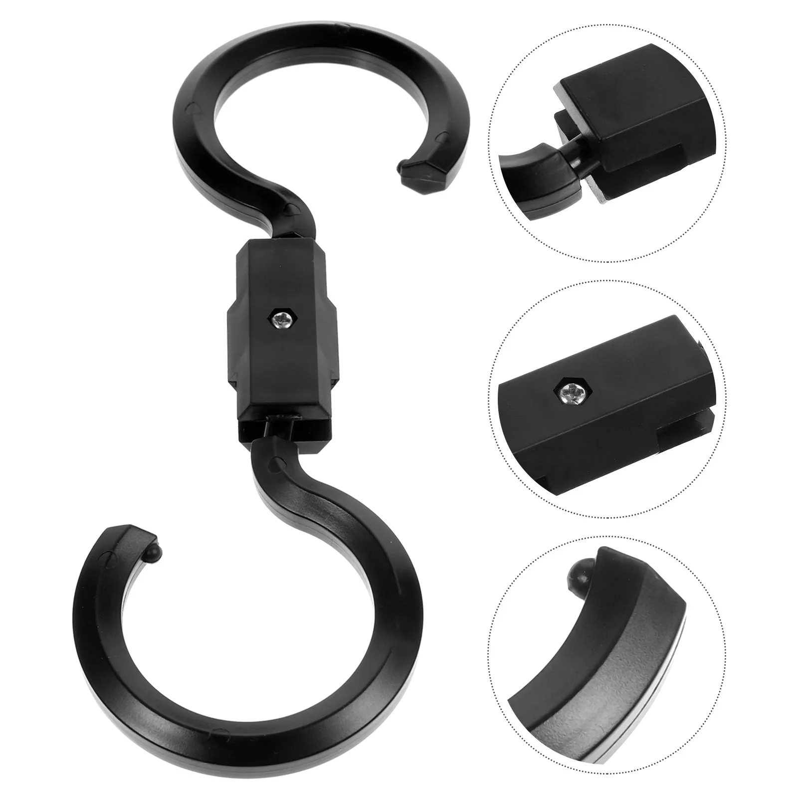 

2pcs Car Headrest Hooks Back Hanger For Bags Auto Seat Hook Organizer Vehicle Seat Back Hook Abs Material Easy Installation