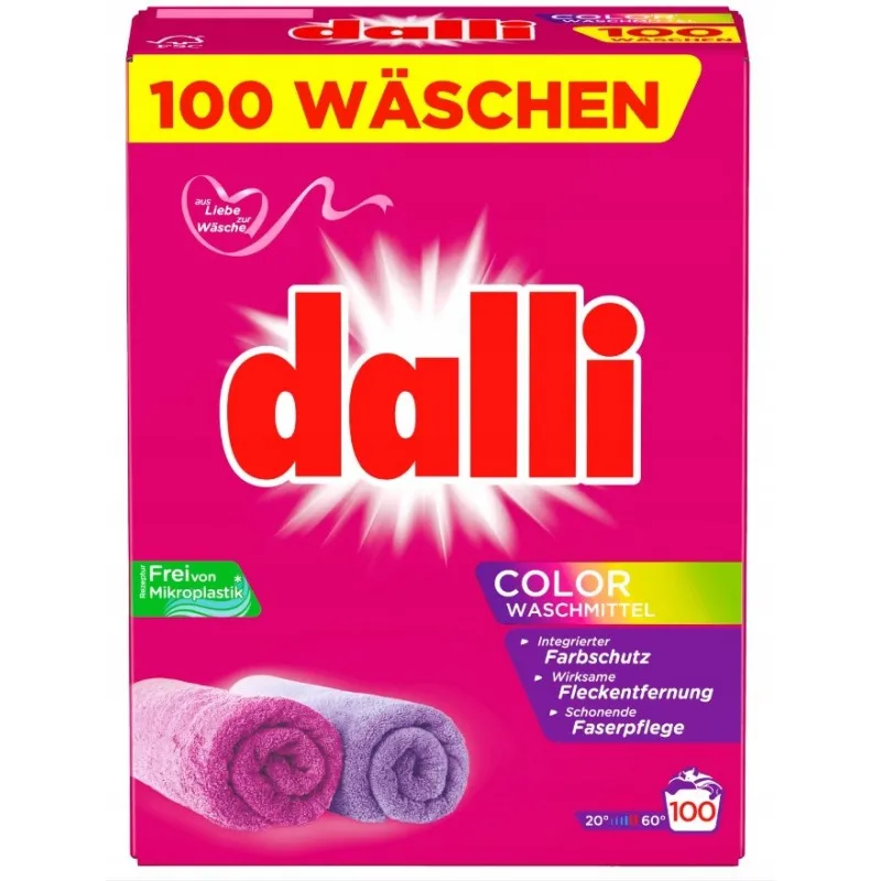 DALLI Kleurwaspoeder 100 wasbeurten 6 kg
