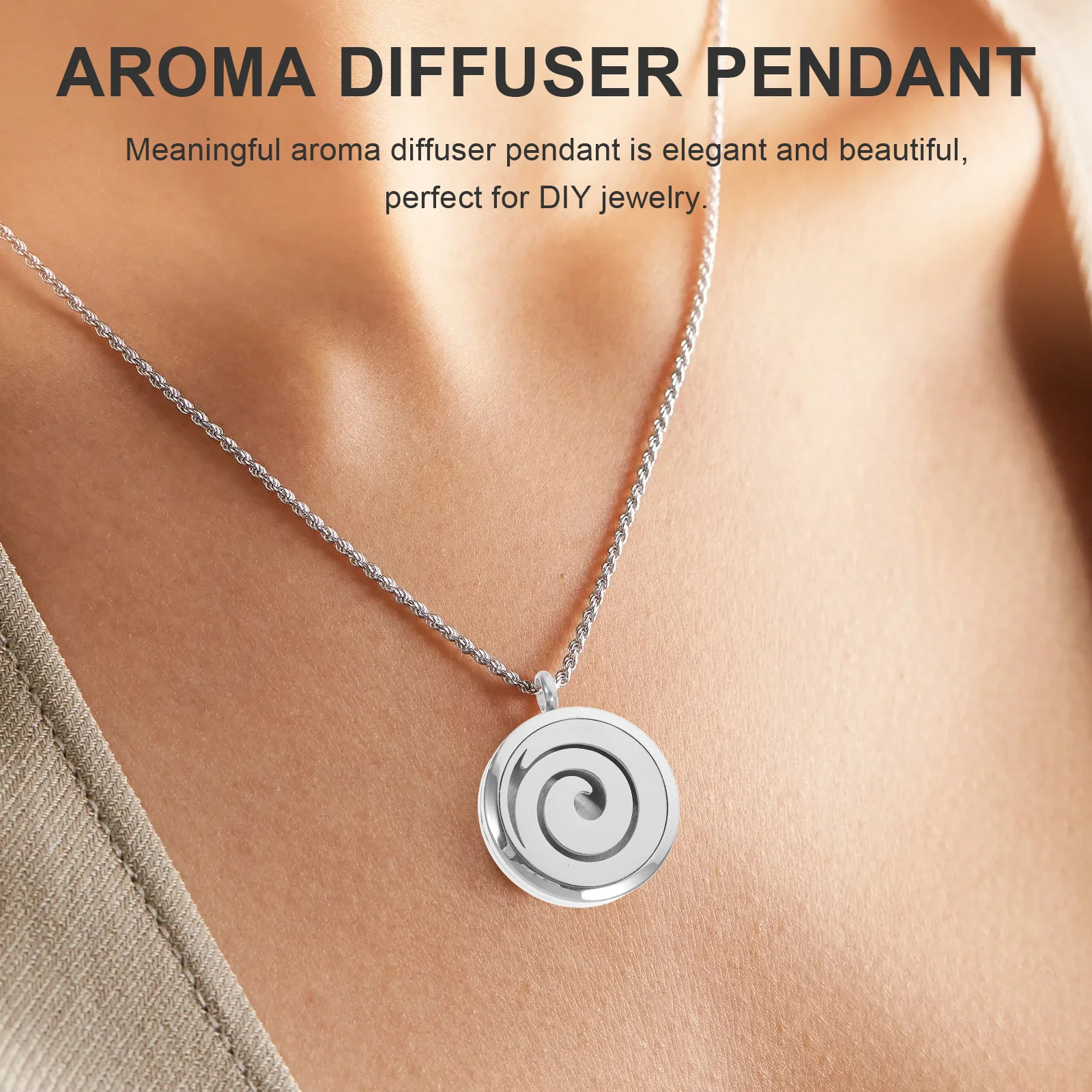 

Нержавеющая сталь полый аромат ожерелье кулон прочный хлопковый материал для DIY ювелирные изделия серьги браслет аксессуары