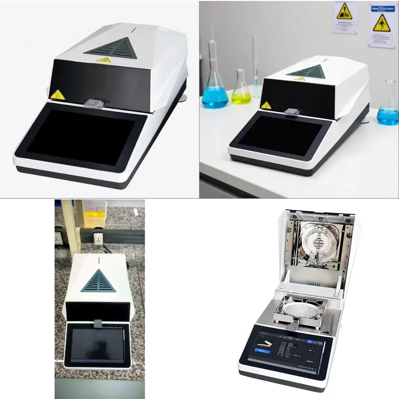 New Intelligent Halogen Lamp Laboratory Moisture Analyzer Content Tester for Lab Use