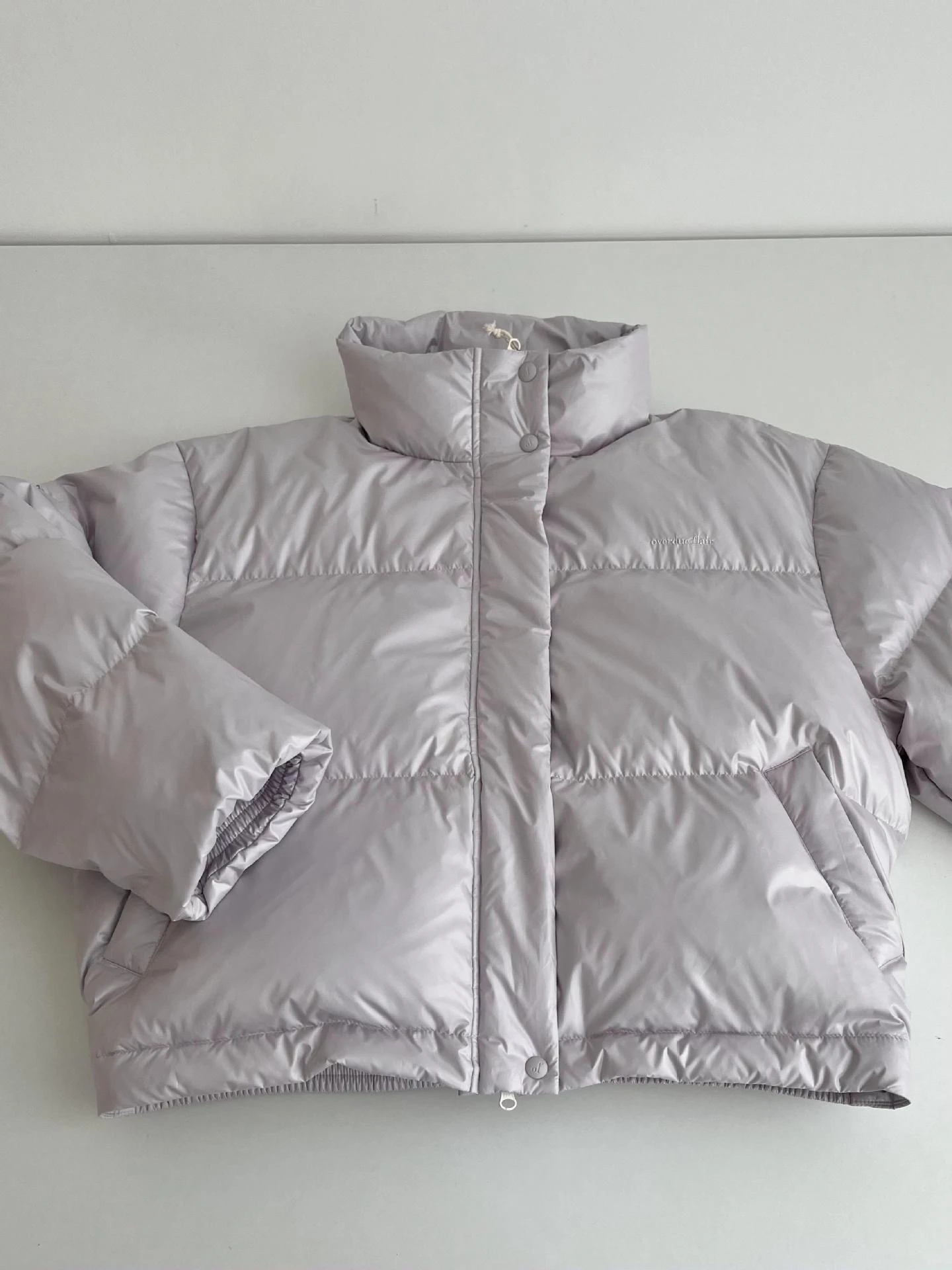 Preon Herfst Winter Warm Parel Casual Losse Opstaande Kraag Down Jaet Sweet Sle Du Down Vulling Thiened Lange Sve Rits