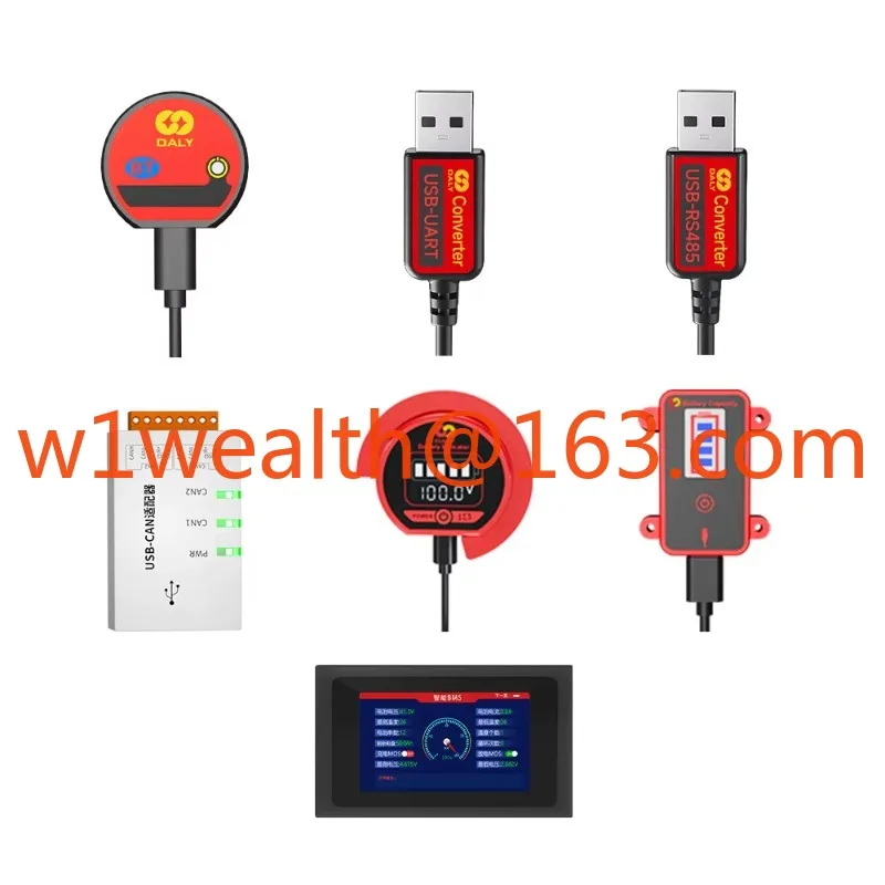 

Аксессуары Smart Bms, модуль Wi-Fi BT, ЖК-дисплей UART 485, кабель CANBUS SOC, индикаторная батарея, BMS LifePO4, 16S, 48 В