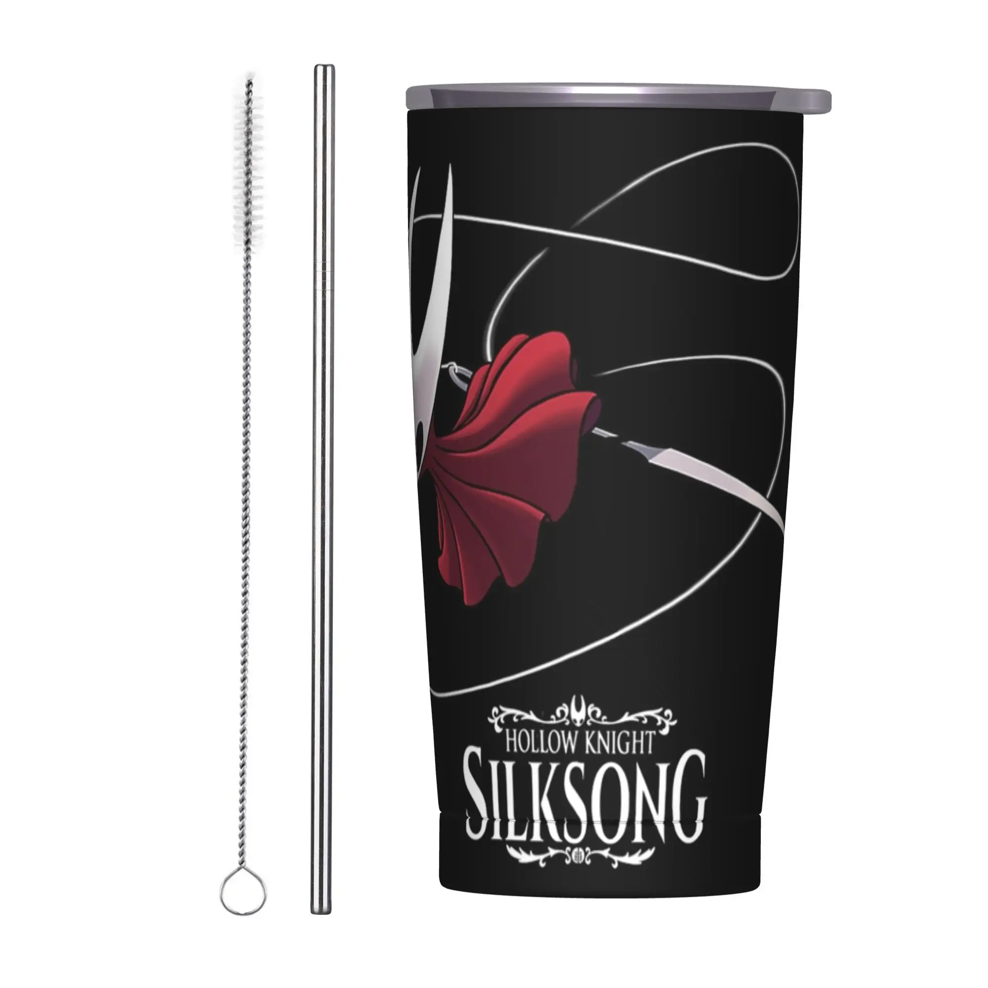

20oz Hornet Hollow Knight Silksong Vacuum Insulated Tumbler Bug Warrior Mug School Leak Proof Double Walled Cup Thermal