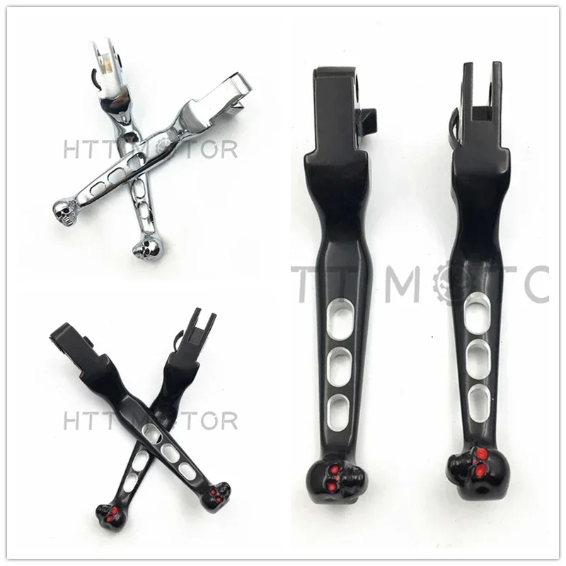 

Motor Skull Hand Brake Clutch Lever forHarley Davidson 1996-2003 XL Iron 883 1200C Sportster,1996-2014 Softail,1996-2007 Touring