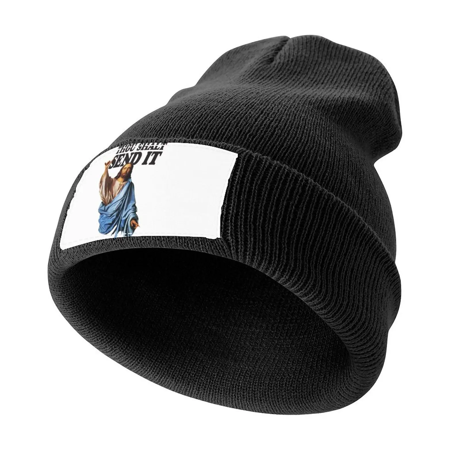 Thou Shalt Send It Jesus Knitted Cap fishing hat Hat Baseball Cap Cosplay For Men Women's