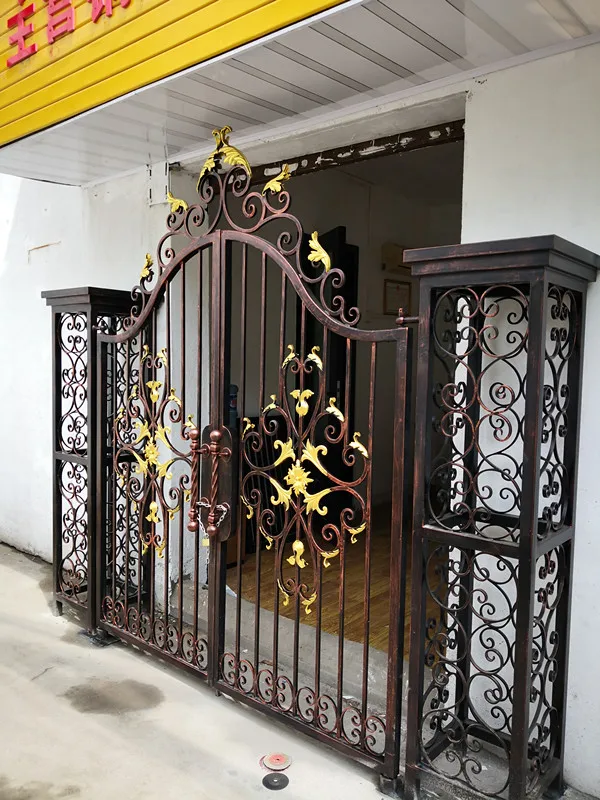 

Wrought Iron Gates Manufacturers China Sliding Swing Metal Garden Fence Driveways