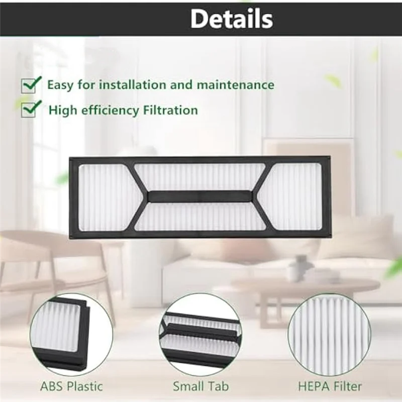 

RALCA-Hepa Filter Replacement Set,For Eufy Robot Vacuum Omni S1 Pro, Vacuum Cleaner Accessories Parts, 8-Pack