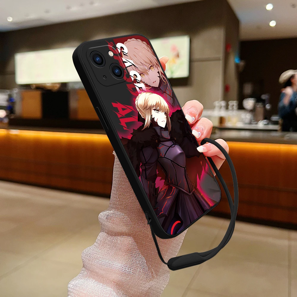 F-Fate Zero Stay Night S-Saber Phone Case For Samsung Galaxy S23 S22 S21 S20 Ultra Plus FE S9 S10E Note 20 ultra 9 Plus Cover