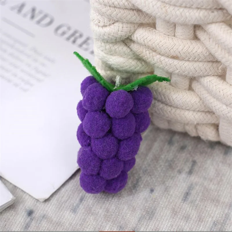 Chaveiro de pelúcia multicolorido de frutas e vegetais, pingentes de 7-11cm, brinquedos de pelúcia, boneca para crianças, chaveiro de algodão pp macio, presente