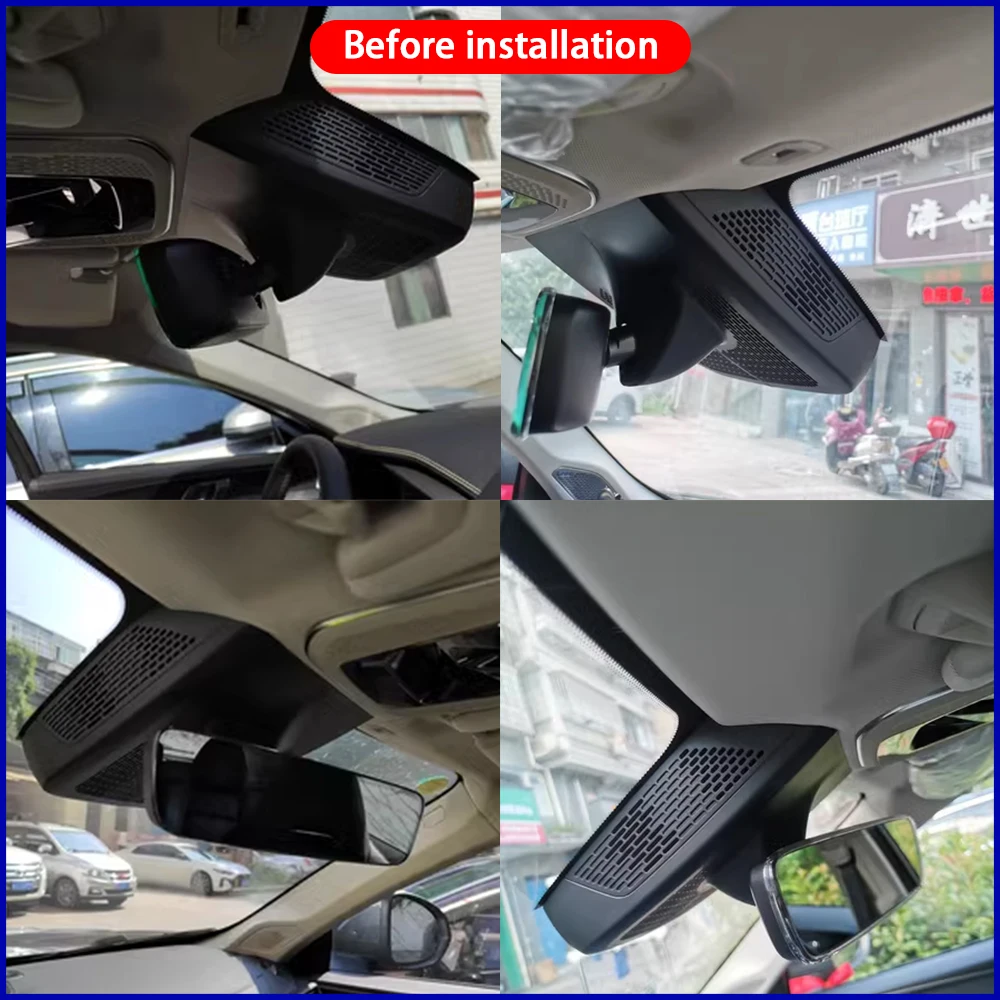 ZJCGO for Lynk & Co 01 Facelift 2023 2024 2025 4K Car DVR Dash Cam Wifi Lens Front Rear Camera 24h Monitor Video Recorder