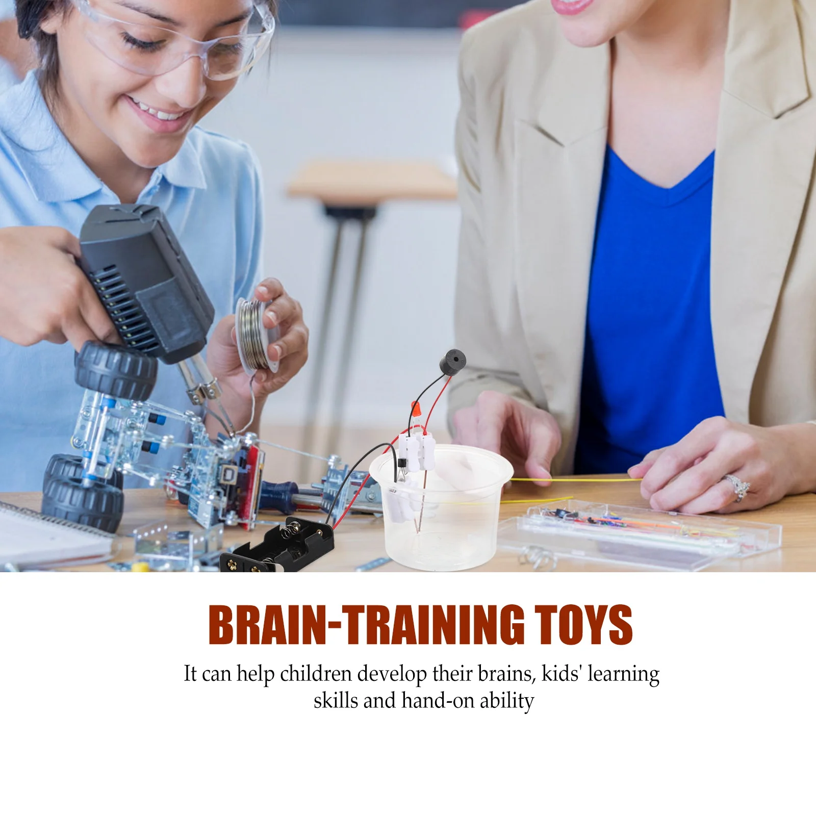 1 セット水位警報教育ステムキット物理科学教材子供 DIY 学習キット水位警報