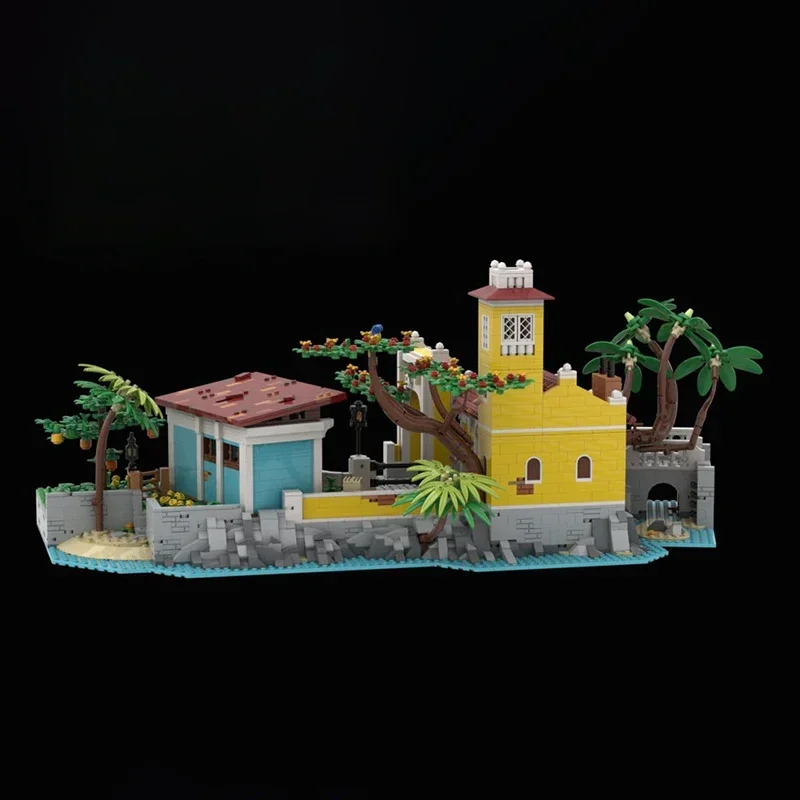 โจรสลัดรุ่น Moc Building Blocks The Stables บน Pirates Century การวิเคราะห์อิฐ DIY ประกอบของเล่นก่อสร้างวันหยุดของขวัญ