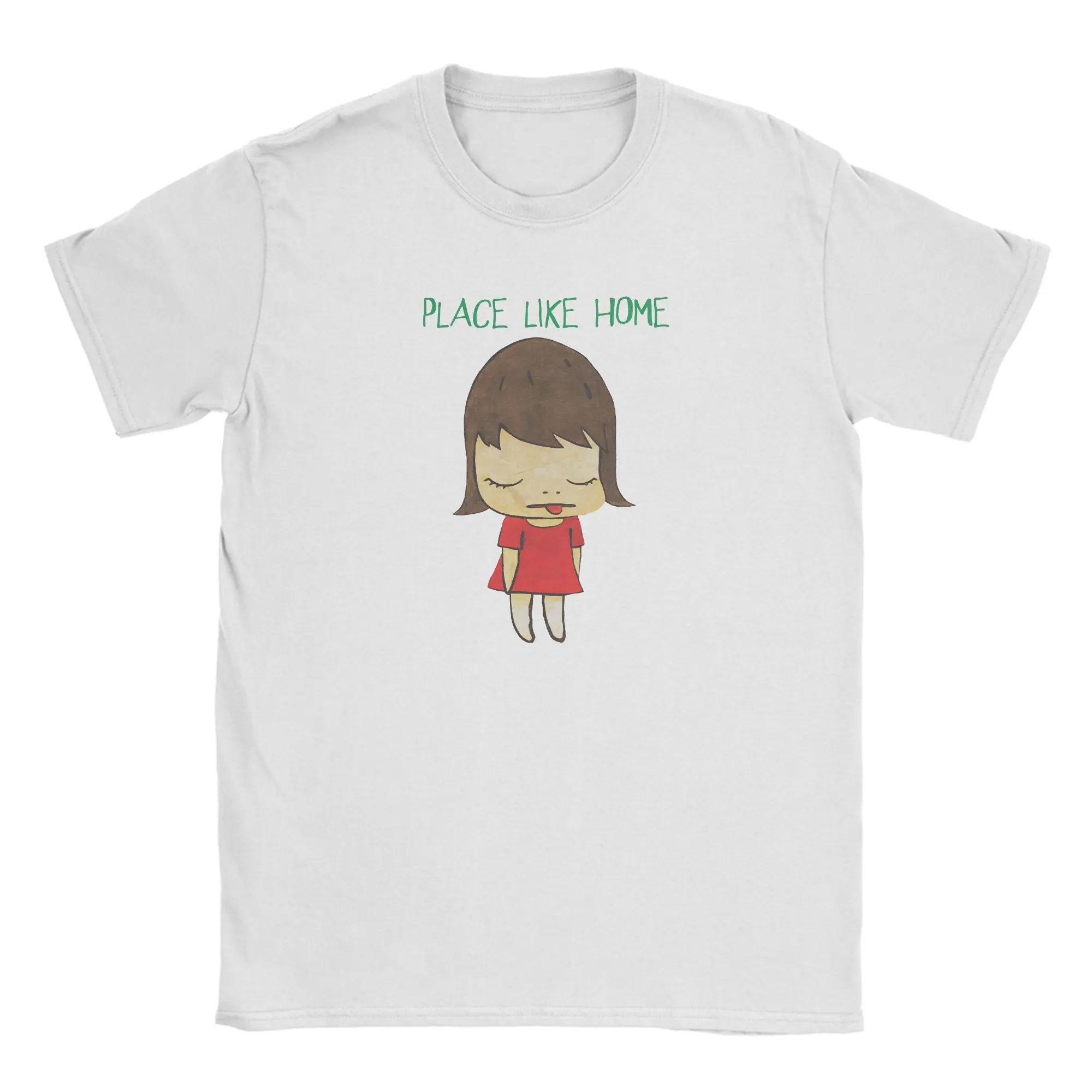 Mens T Shirt Y-Yoshitomo Nara T Shirts Hip Hop  Summer Tee Shirt Vintage Pure Cotton Tops Gift Idea,