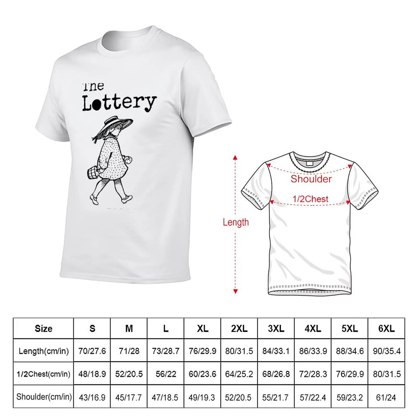 The Lottery - Shirley Jackson T-Shirt Plus Size Quick Dry Sports Tee