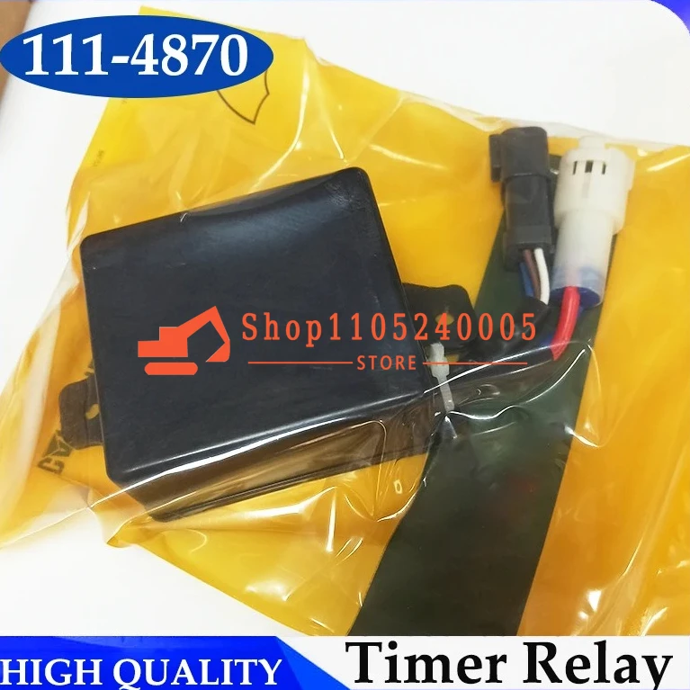 1114870 Timer Relay E320B E325B E330B Excavator Starter Relay 111-4870
