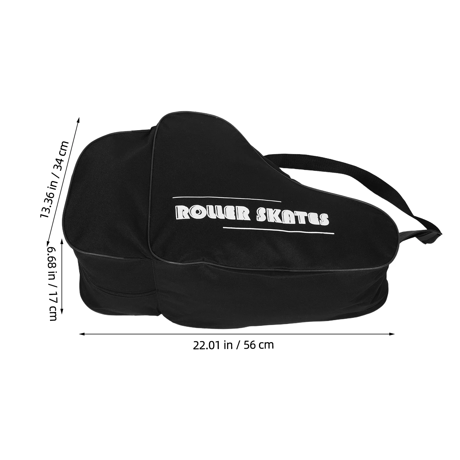 Saco de sapato de gelo rolo skate transportadora engrossado espaçoso mochila para patinação engrenagem leve malha respirável hóquei em linha