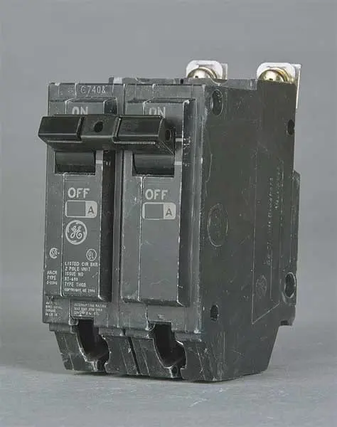 

Miniature Circuit Breaker, THQB Series, 50A, 2 Pole, 120/240V AC, 10kA at 120/240V AC