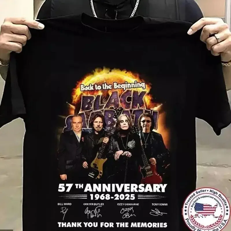 Black Sabbaaaaath Band Back To The Beginning 2025 T Shirt All Sizes Fan Gift