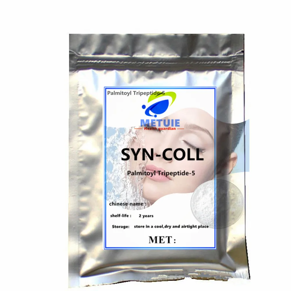 Palmitoyl Tripeptide-5 SYN-COLL CAS 623172-56-5, Anti-Wrinkle Firming Brightening Peptide Powder Cosmetic Grade Raw Material for