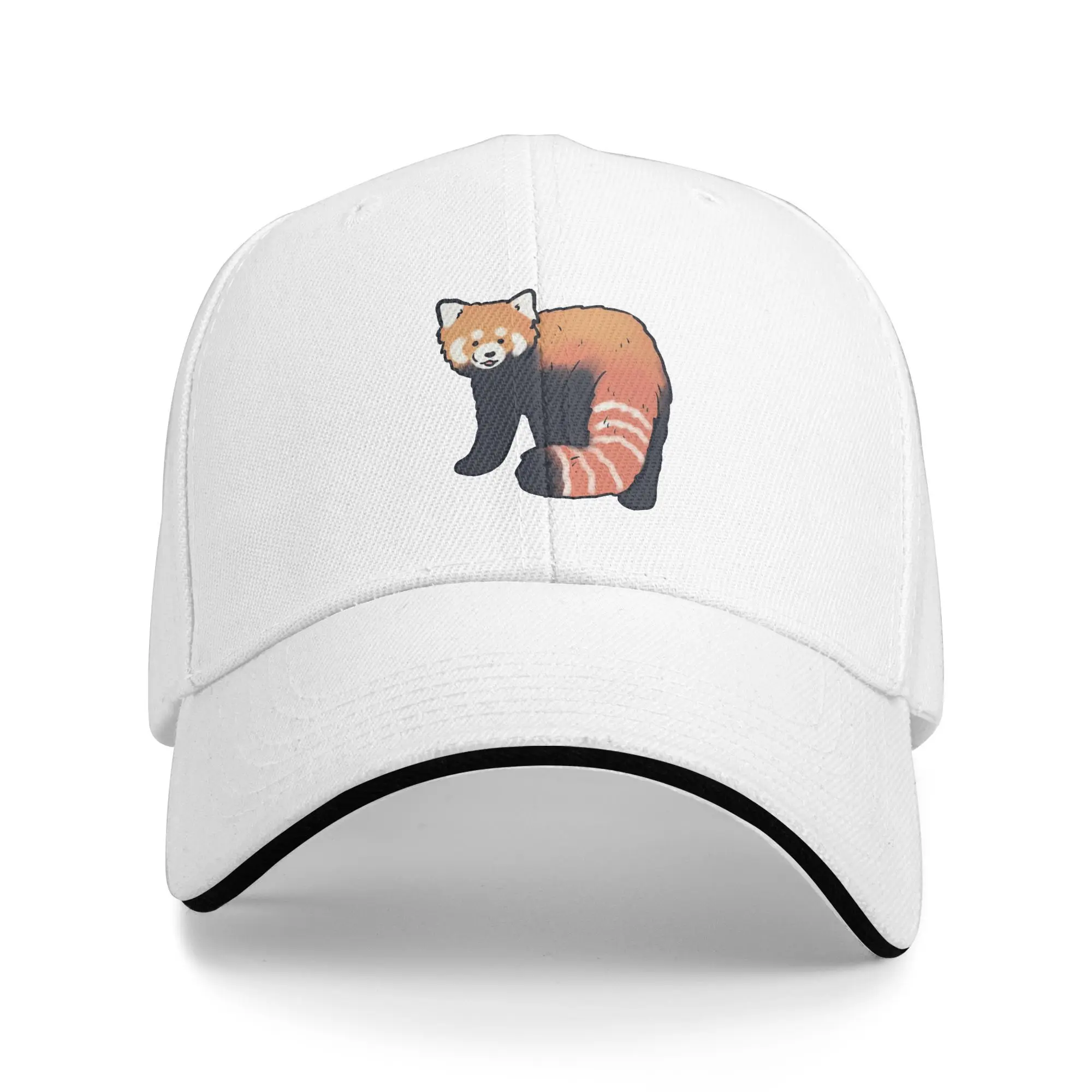 

Summer Red Panda Baseball Cap Outdoor Gym Streetwear Design Sun Trucker Hat Unisex Men Wholesale Baseball Caps