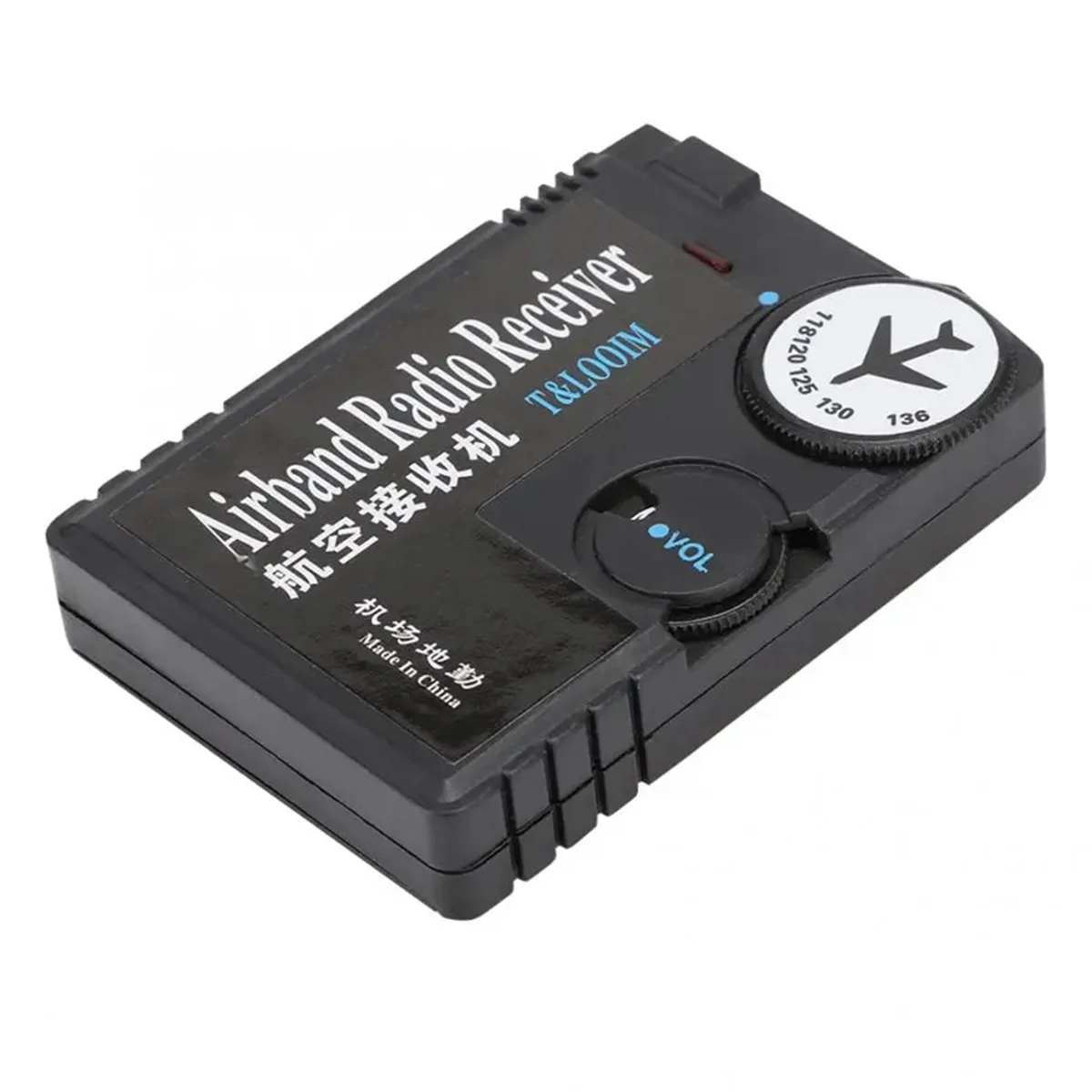 118-136MHz Airband Radio Receiver High Sensitivity Air-To-Ground Aeronautical Band Receptor Digital Radio Receiver