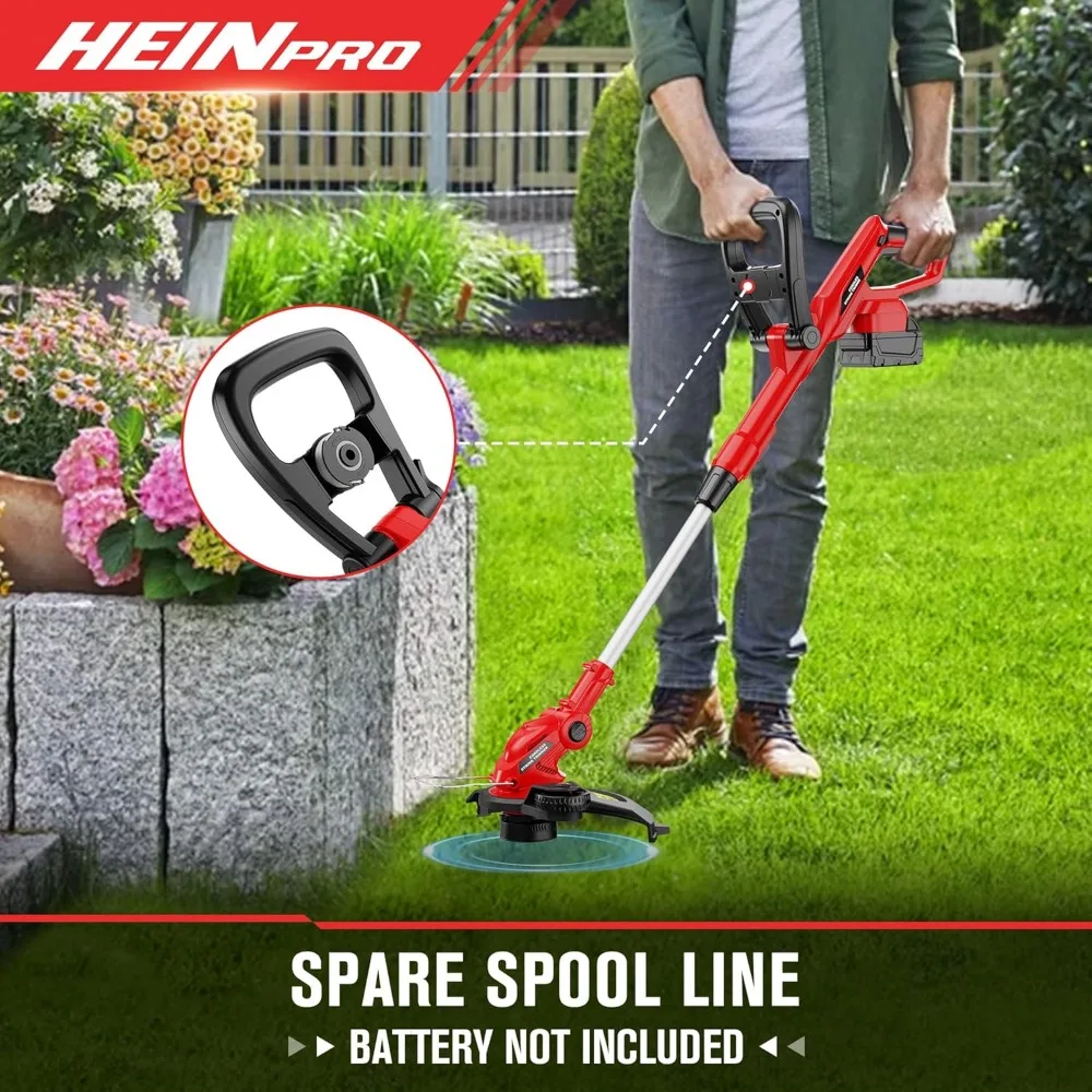 ماكينة تشذيب الأعشاب اللاسلكية مقاس 12 بوصة مع تغذية خط تلقائي، متوافقة مع بطارية ميلووكي M18، أداة فقط #5