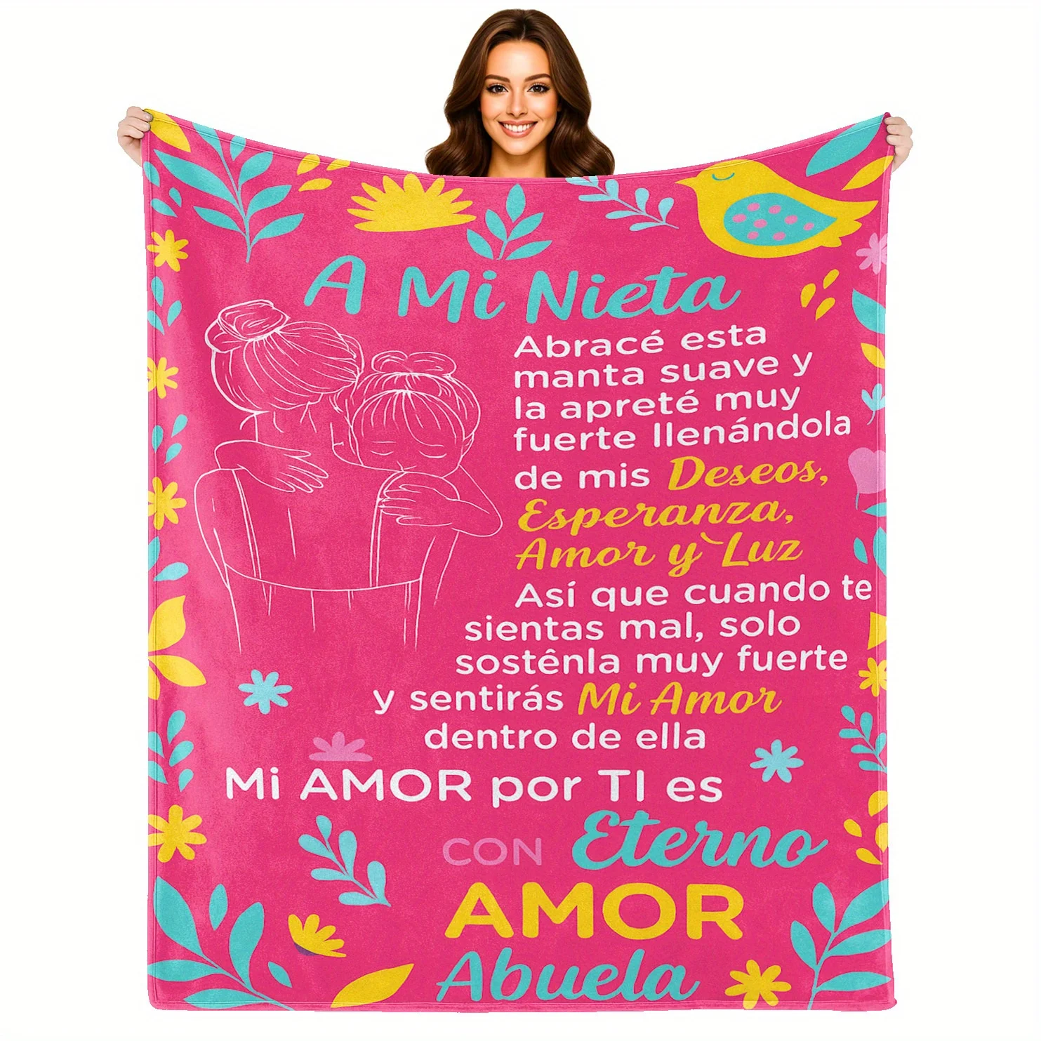 1pc 2D Spanish Design Blanket, Featuring a Soft Print, Machine Washable, Fade Resistant, Large Enough for Sofas, Pet-Friendly, R