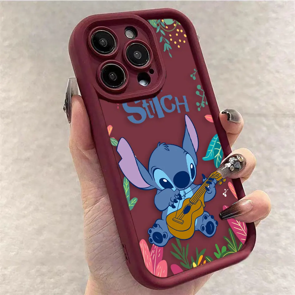 Mooie D-Disney Stitch Telefoonhoesje Voor Vivo Y19 Y20 Y21 Y22 Y27 Y28 Y35 Y36 Y50 Y72 Y75 Y77 Y78 Y81 Y91 Y93 Y100 Hoesje Funda