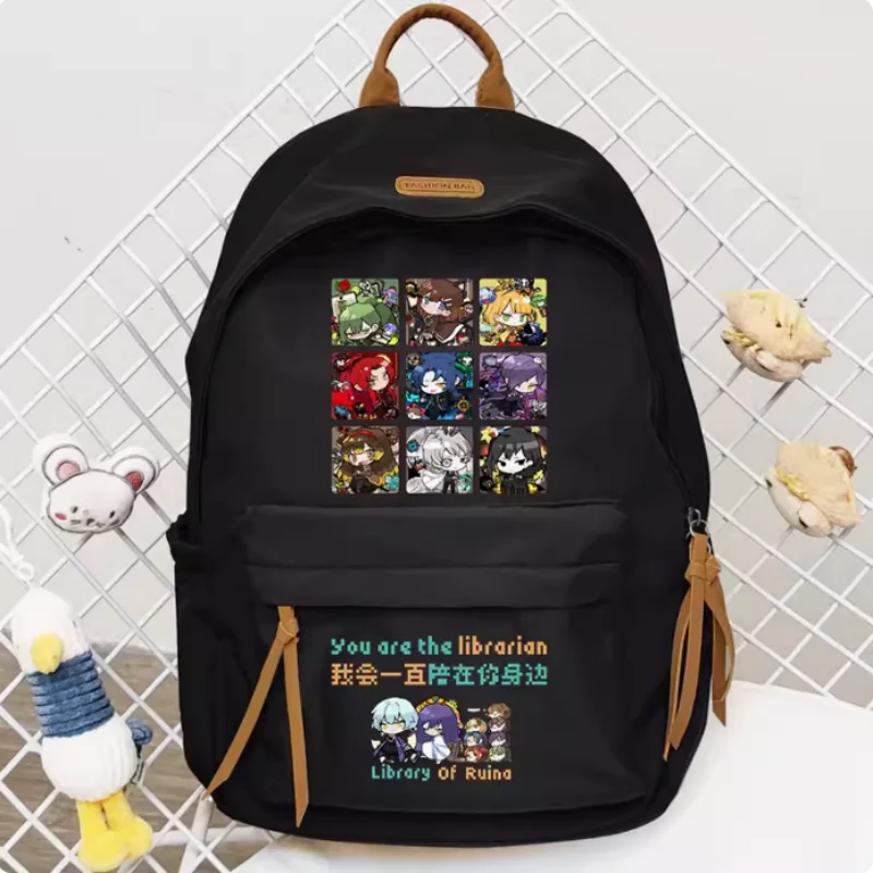 Anime Library Of Ruina Schoolbag Backpack High-capacity Shoulder Bag Cosplay Student Teenager Gift B1709