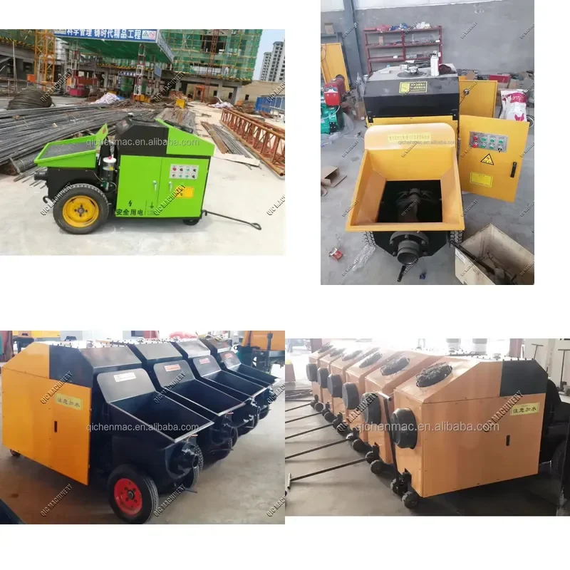 Industrial Machinery Small Horizontal Secondary Construction Column Pump Fine Stone Concrete Pump