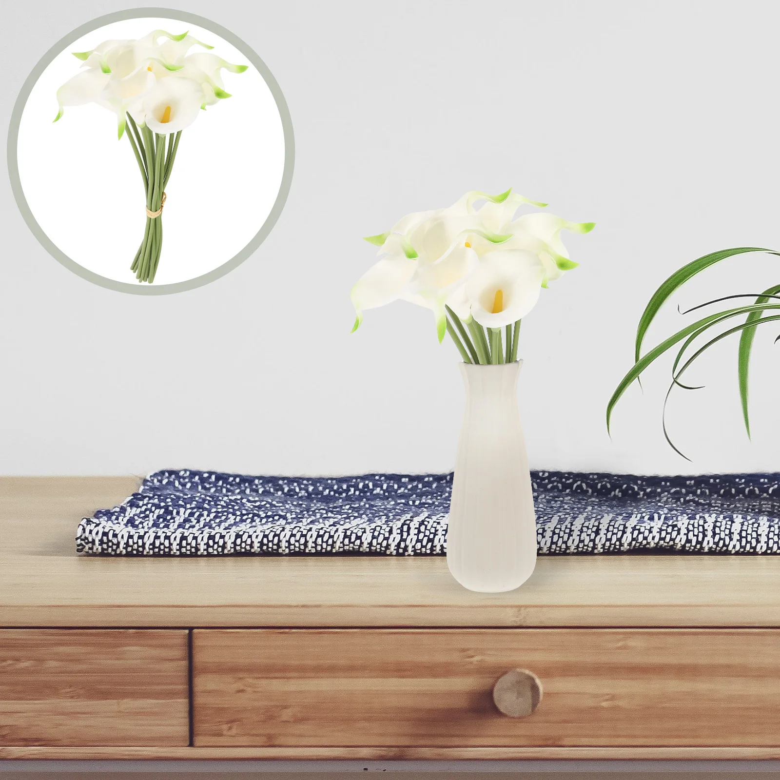 

10Pcs Artificial Flower Stems Simulation Fake Bouquets DIY Wedding Home Office Living Room Decorations