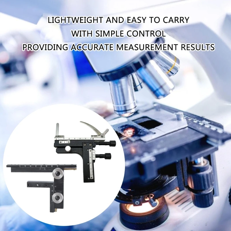 per microscopio Accessori per microscopio con pinza mobile meccanica attaccabile professionale Dropship