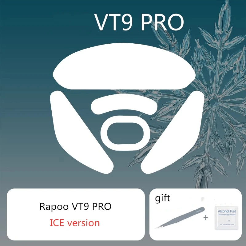 1 Set Ultraglide PTFE Mouse Skates For Rapoo VT9 PRO Control Speed Mouse Feet ICE Version Mice Glides