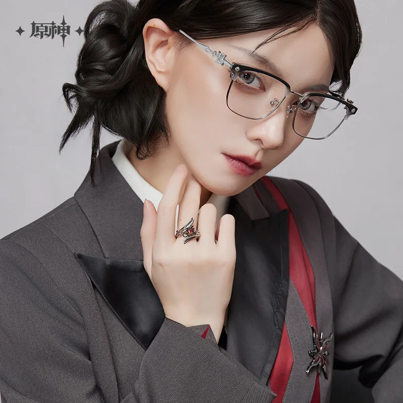 

[Official Merch] Genshin Arlecchino Impression Series Necklace and Ring Set Ship in January 2026 Please Extend Time Pre-order